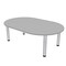 Skutchi Designs 45.25 in W, 71.5 in L, 29 in H, Engineered Wood Top, Grey HAR-RAC-46X72-PT-01 - alternate 1